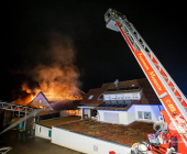 Wieder Scheune in Vollbrand - Landwirtschaftliches Anwesen wird Raub der Flammen. Kirchberg an der Murr