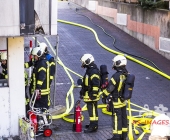 Brand in Trafostation, welche unter Wasser steht - Feuerwehr kann aus Gefahr nicht Löschen