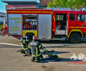 Kellerbrand führt zu einer massiven Rauchentwicklung auf der Straße – Feuerwehr Ludwigsburg im Löscheinsatz