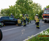 Verkehrsunfall mit mehreren verletzten Personen zwischen Marbach und Poppenweiler