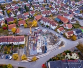 LUFTAUFNAHMEN - Baustellendoku das Altenheim in Rielingshausen beginnt zu wachsen