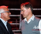 Benefiz-Veranstaltung Blaue Flecke für soziale Zwecke - Uwe Hück vs. Francois Botha im Ring