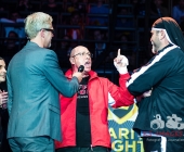 Benefiz-Veranstaltung Blaue Flecke für soziale Zwecke - Uwe Hück vs. Francois Botha im Ring