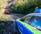 Aufgebrochener Tresor in Marbach im Neckar am Kraftwerk gefunden und durch Feuerwehr geborgen