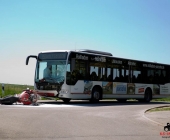Krad kracht frontal in Linienbus auf einer LandstraÃe