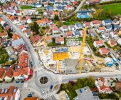 Baustellendoku Neue Mitte Schwaikheim aktuelle Bilder April 2019