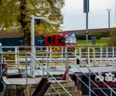 Personensuche durch Feuerwehr und DLRG Neckar Ludwigsburg