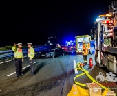 Schwerer Unfall auf der A81 bei Mundelsheim - Ersthelfer reanimieren Erfolgreich eine Person bis zum Eintreffen der Rettungskräfte