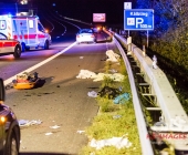 Schwerer Unfall auf der A81 bei Mundelsheim - Ersthelfer reanimieren Erfolgreich eine Person bis zum Eintreffen der Rettungskräfte