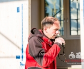 Aufstellung Module Unterkunft für Flüchtlinge Hindenbrugstrasse