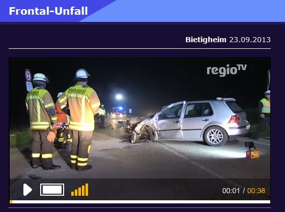 Unfall L1107 21.09.2013