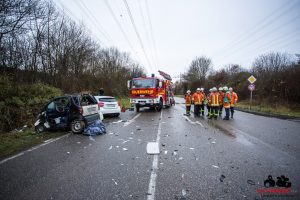 Unfall Aldingen K1692 Kreuzung L1144 02.01.2014