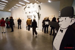 Vernissage Loriot Spätlese 2014 in Waiblingen Eröffnung mit Rundgang