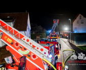 Wieder Scheune in Vollbrand - Landwirtschaftliches Anwesen wird Raub der Flammen. Kirchberg an der Murr