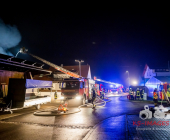 Wieder Scheune in Vollbrand - Landwirtschaftliches Anwesen wird Raub der Flammen. Kirchberg an der Murr