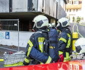 Brand in Trafostation, welche unter Wasser steht - Feuerwehr kann aus Gefahr nicht Löschen