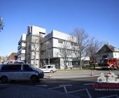 Brand in Trafostation, welche unter Wasser steht - Feuerwehr kann aus Gefahr nicht Löschen