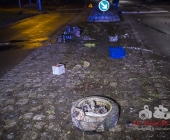 Alkoholisierter betrunkener donnert evtl. mit 160 Innerorts gegen Schildermast Motorblock wird herausgerissen