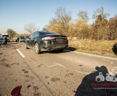 Schwerer Unfall mit mehren Fahrzeugen, mehrere Verletzte -  1 Pers schwerverletzt