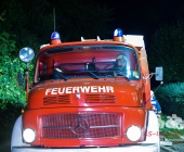 Großbrand zweier Hallen auf Landwirtschftlichem Anwesen - Kühe im Flammenmeer gefangen