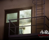 Gebäudebrand in einer Ölpresserei - Feuerwehr im Großaufgebot - Sonderfahrzeuge aus Stuttgart angefordert