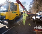Unfall Rielingshausen PKW im Wald