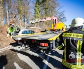 Unfall Rielingshausen PKW im Wald