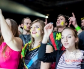 Deichkind bringen die Besucher der Schleyerhalle zum ausrasten