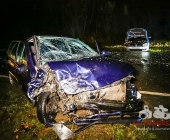 Frontalzusammenstoß auf der Landstraße 1138 höhe Monrepos