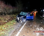 Frontalzusammenstoß auf der Landstraße 1138 höhe Monrepos