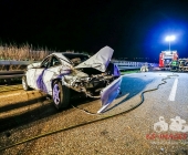 Schwerer Unfall auf der A81 bei Asperg
