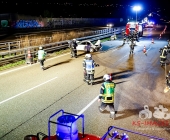 Schwerer Unfall auf der A81 bei Asperg