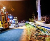 Schwerer Unfall auf der A81 bei Asperg