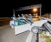 Schwerer Unfall auf der A81 bei Asperg