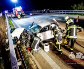Schwerer Unfall auf der A81 bei Asperg
