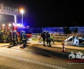 Schwerer Unfall auf der A81 bei Asperg