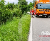 Pkw von der Fahrbahn abgekommen L1100 Ludwigsburg Richtung Marbach