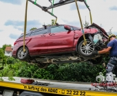 Pkw von der Fahrbahn abgekommen L1100 Ludwigsburg Richtung Marbach