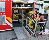 Feature Feuerwehr: Sondereinsatzmittel des Landkreis Ludwigsburg in Kornwestheim vorgestellt