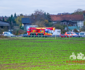 07:05 Uhr, Verkehrsunfall tödlich, Motorradfahrer von LKW überrollt, Flachter Straße 38 (Weilimdorf)