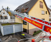 Haus voll Ausgebrannt:  Eine schwerverletzte Person und ca. 250.000 Euro Sachschaden nach Wohnhausbrand Benningen