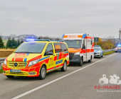 A81 LUDWIGSBURG: Gaffer - Wand verhindert blick auf Menschenrettung nach schwerem LKW-Auffahrunfall