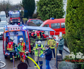 Drama an Weihnachten: Mindestens ein Toter bei Gebäudebrand in Freiberg. Weitere Verletzte und vermisste Personen derzeit