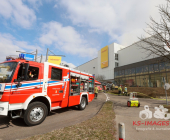 Grossbrand in Bietigheimer Möbelhaus - Großeinsatz für Feuerwehr, Rettungsdienst und Polizei