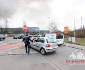 Grossbrand in Bietigheimer Möbelhaus - Großeinsatz für Feuerwehr, Rettungsdienst und Polizei
