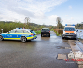 Großer Sucheinsatz auf dem Neckar zwischen Marbach und Ludwigsburg, nachdem ein Boot in starker Strömung gekentert sein soll