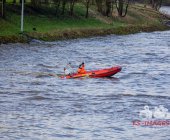 Großer Sucheinsatz auf dem Neckar zwischen Marbach und Ludwigsburg, nachdem ein Boot in starker Strömung gekentert sein soll