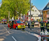 Kellerbrand führt zu einer massiven Rauchentwicklung auf der Straße – Feuerwehr Ludwigsburg im Löscheinsatz