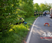 Verkehrsunfall mit mehreren verletzten Personen zwischen Marbach und Poppenweiler