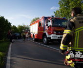 Verkehrsunfall mit mehreren verletzten Personen zwischen Marbach und Poppenweiler